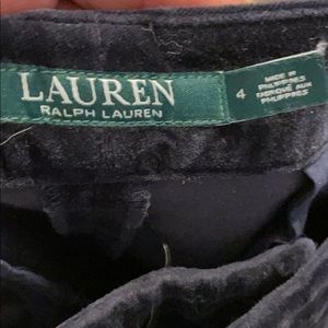 Ralph Lauren - navy blue corduroy - straight cut